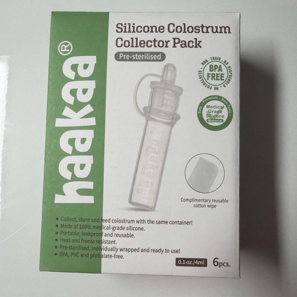 Haakaa Silicone Colostrum Collector Pack New In Box